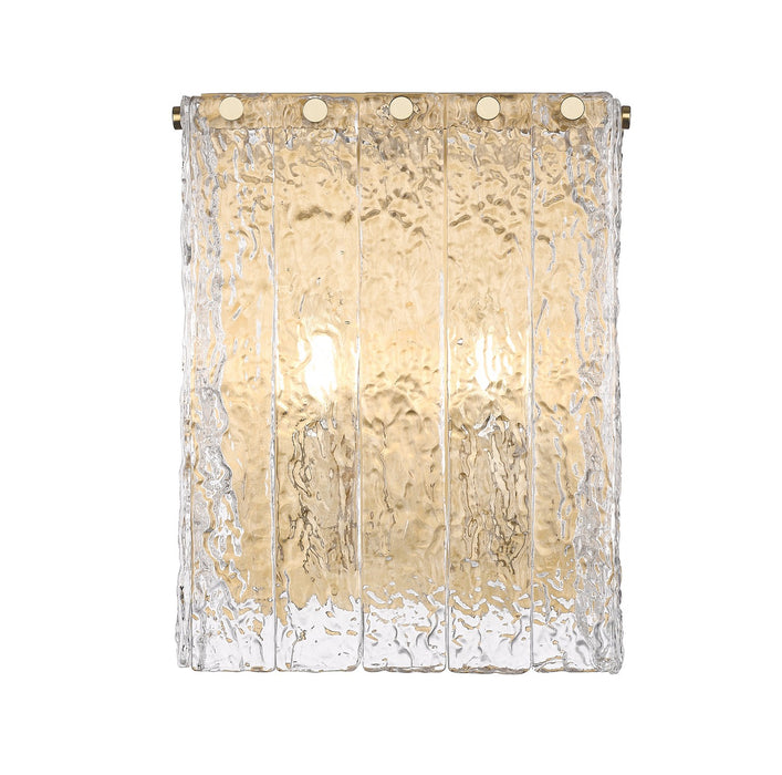 Z-Lite 1943-2S-MGLD Two Light Wall Sconce, Modern Gold