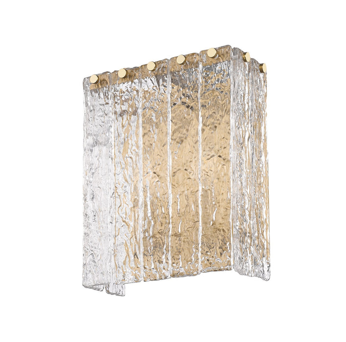 Z-Lite 1943-2S-MGLD Two Light Wall Sconce, Modern Gold