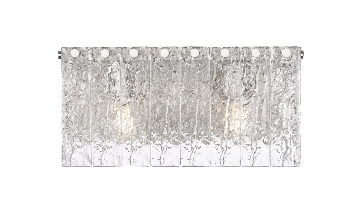 Z-Lite 1943-2V-BN Two Light Vanity, Brushed Nickel