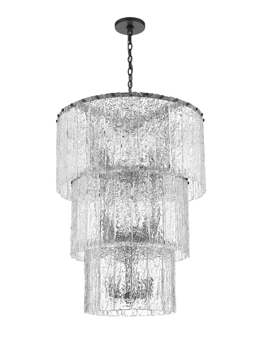 Z-Lite 1943-36MB 12 Light Chandelier, Matte Black