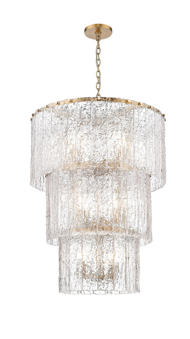 Z-Lite 1943-36MGLD 12 Light Chandelier, Modern Gold