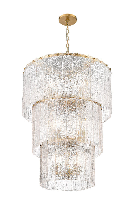 Z-Lite 1943-36MGLD 12 Light Chandelier, Modern Gold