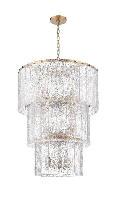 Z-Lite 1943-36MGLD 12 Light Chandelier, Modern Gold