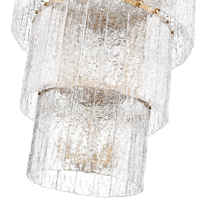 Z-Lite 1943-36MGLD 12 Light Chandelier, Modern Gold