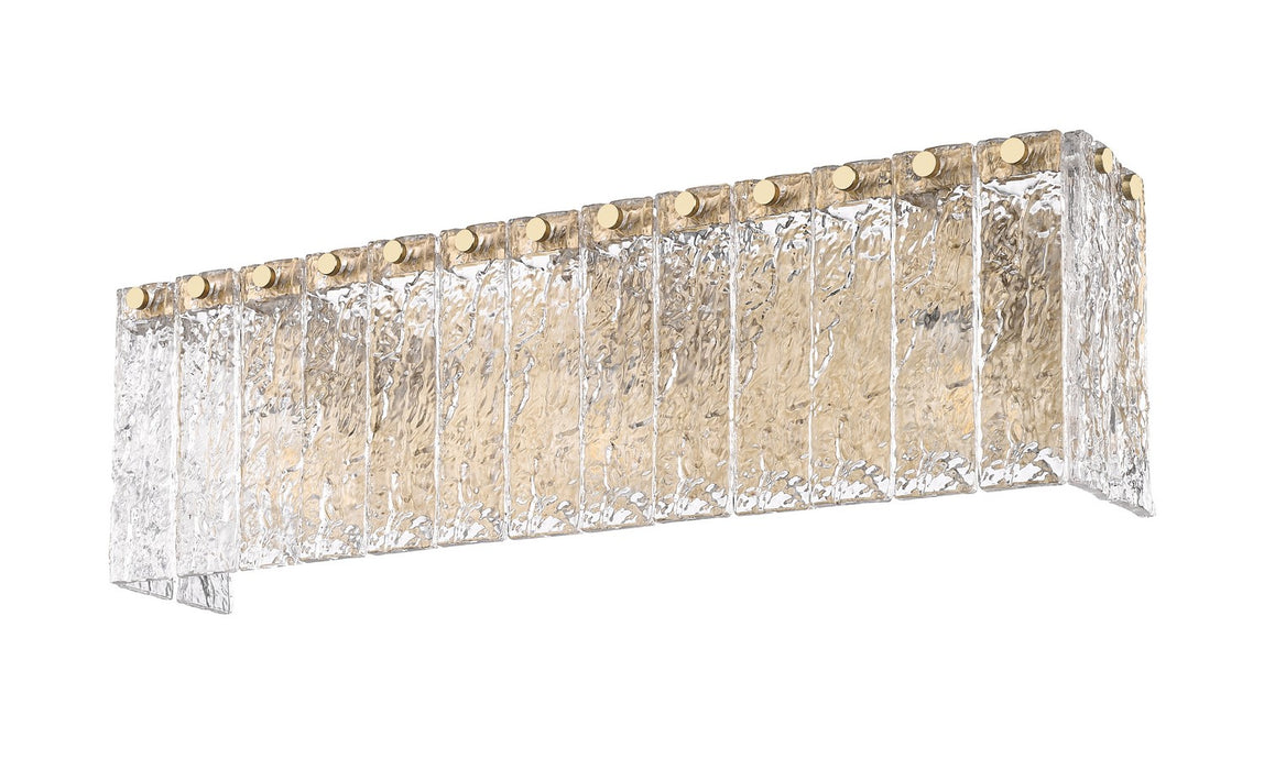 Z-Lite 1943-3V-MGLD Three Light Vanity, Modern Gold
