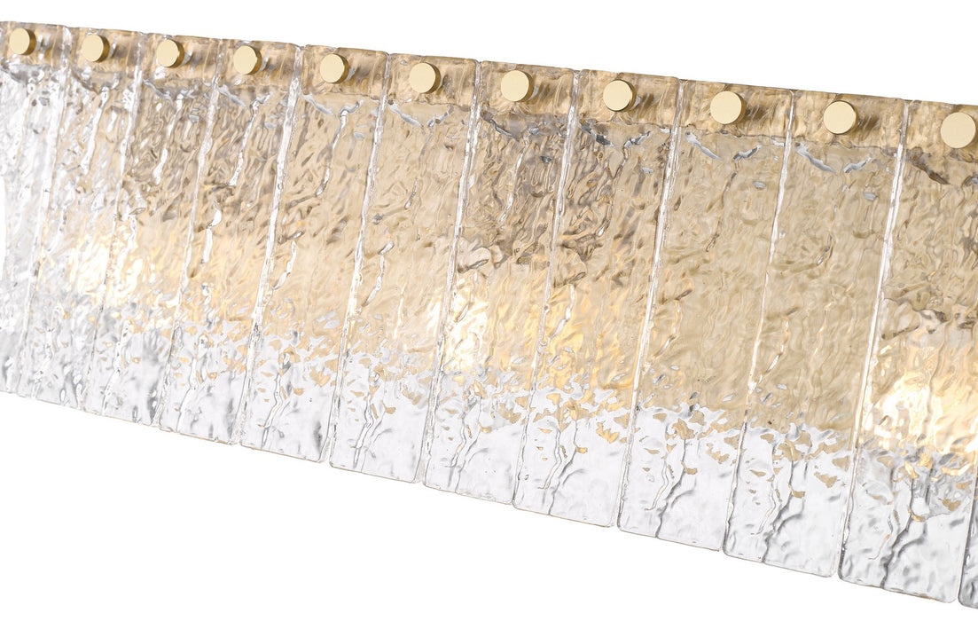 Z-Lite 1943-3V-MGLD Three Light Vanity, Modern Gold