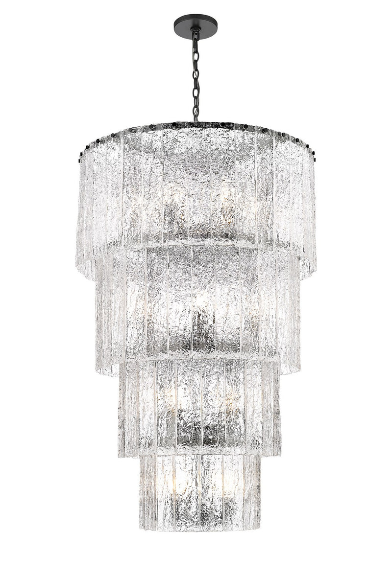 Z-Lite 1943-48MB 18 Light Chandelier, Matte Black