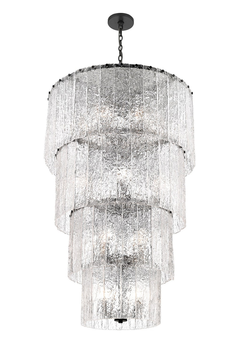 Z-Lite 1943-48MB 18 Light Chandelier, Matte Black
