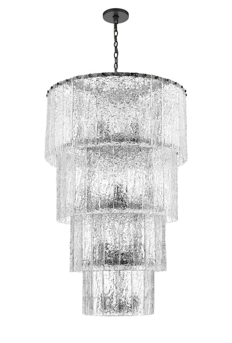 Z-Lite 1943-48MB 18 Light Chandelier, Matte Black