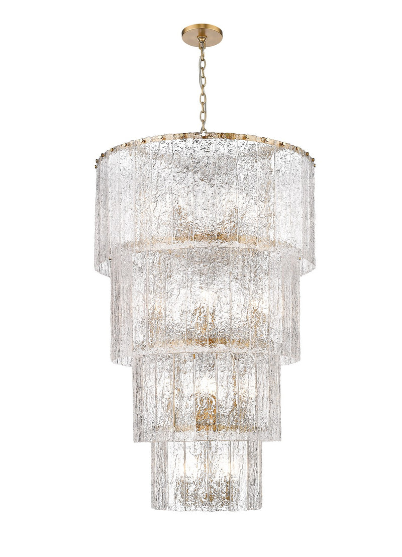 Z-Lite 1943-48MGLD 18 Light Chandelier, Modern Gold