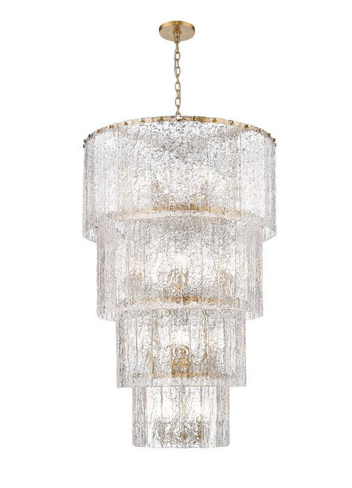 Z-Lite 1943-48MGLD 18 Light Chandelier, Modern Gold