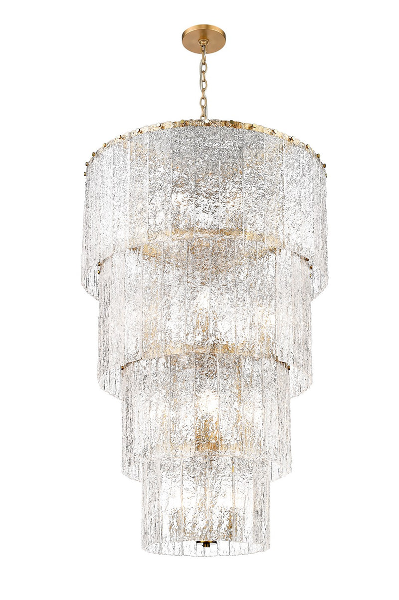 Z-Lite 1943-48MGLD 18 Light Chandelier, Modern Gold