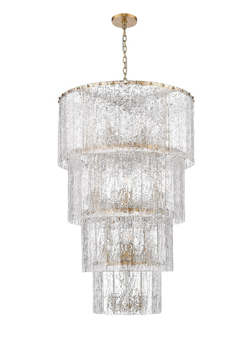 Z-Lite 1943-48MGLD 18 Light Chandelier, Modern Gold