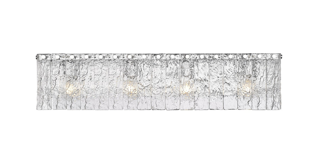 Z-Lite 1943-4V-CH Four Light Vanity, Chrome