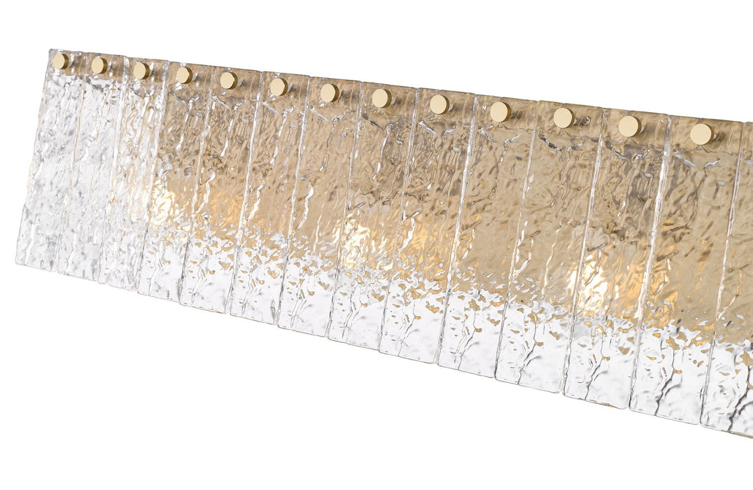 Z-Lite 1943-4V-MGLD Four Light Vanity, Modern Gold