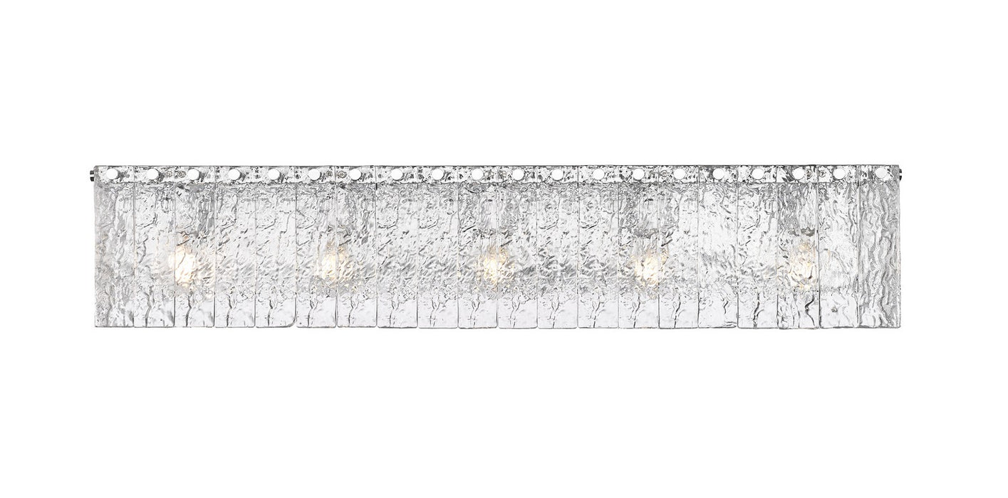 Z-Lite 1943-5V-CH Five Light Vanity, Chrome