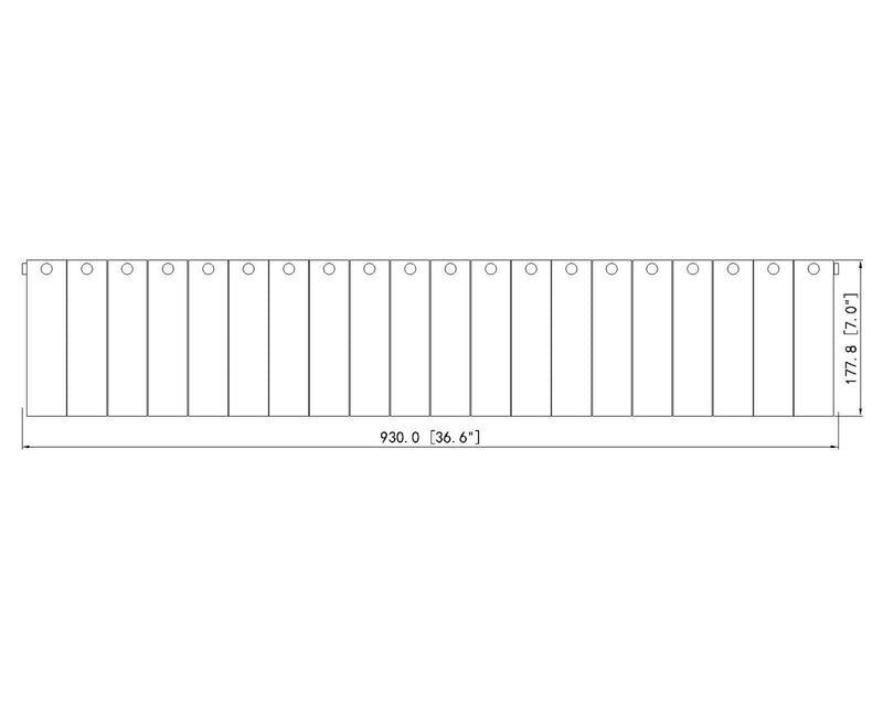 Z-Lite 1943-5V-MB Five Light Vanity, Matte Black