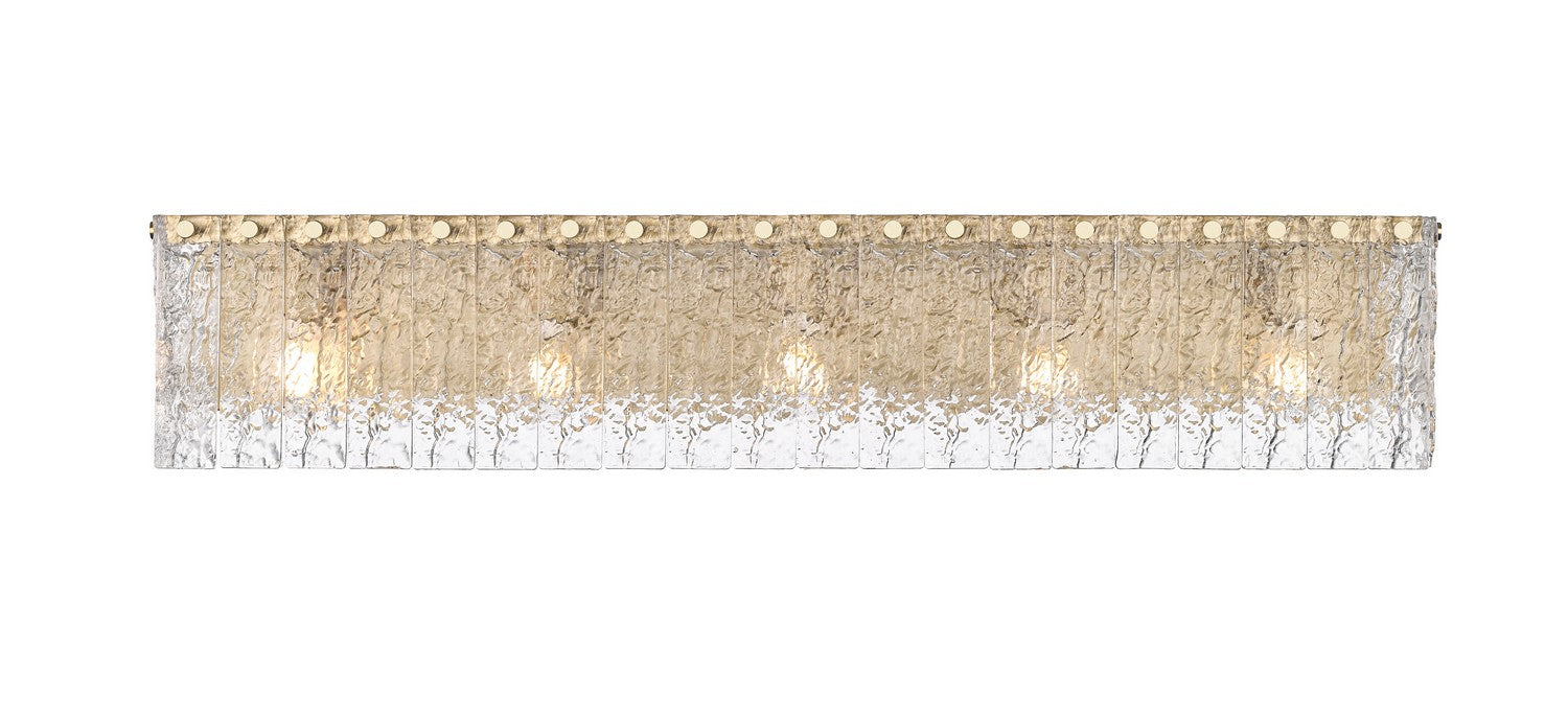 Z-Lite 1943-5V-MGLD Five Light Vanity, Modern Gold