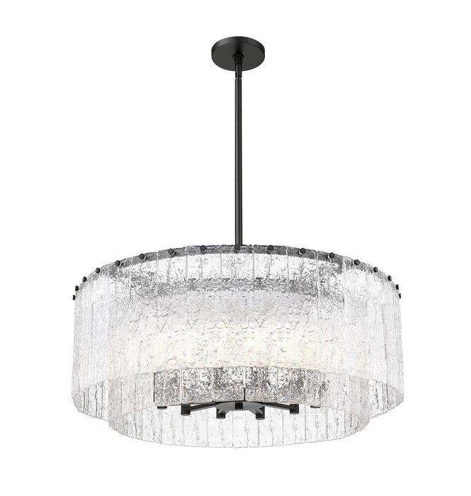 Z-Lite 1943P32-2-MB 12 Light Pendant, Matte Black