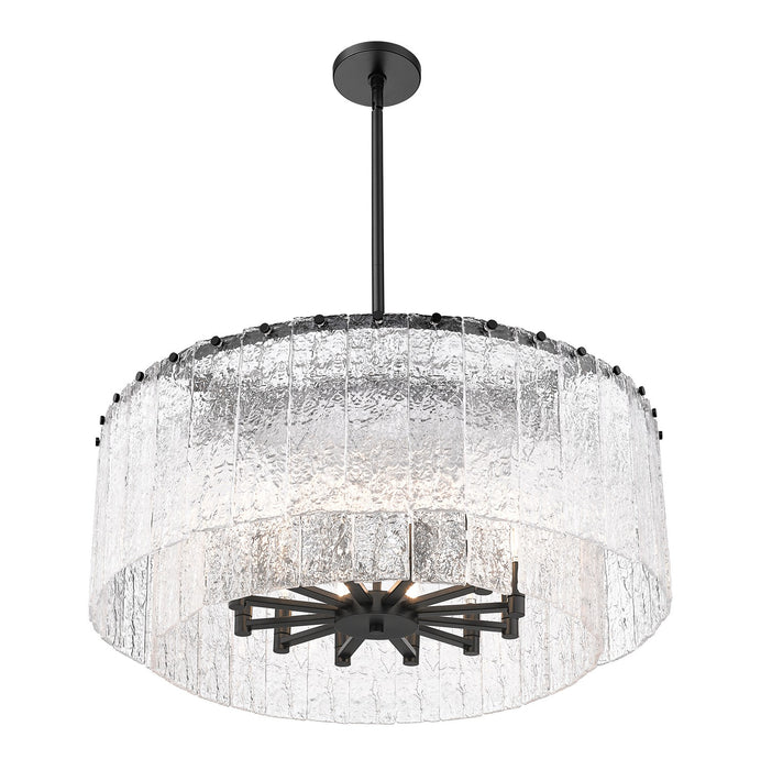 Z-Lite 1943P32-2-MB 12 Light Pendant, Matte Black