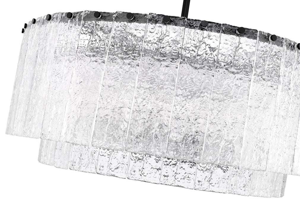 Z-Lite 1943P32-2-MB 12 Light Pendant, Matte Black