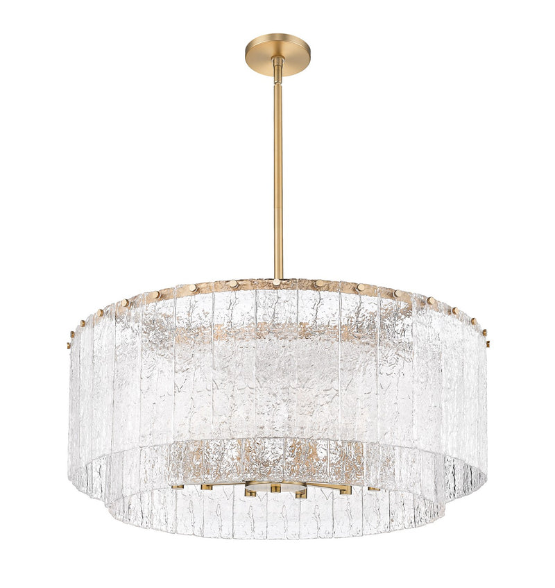 Z-Lite 1943P32-2-MGLD 12 Light Pendant, Modern Gold