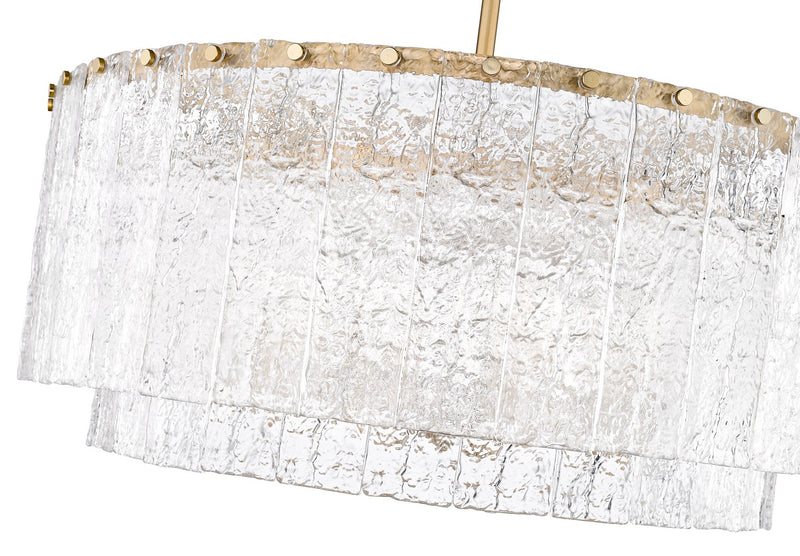 Z-Lite 1943P32-2-MGLD 12 Light Pendant, Modern Gold