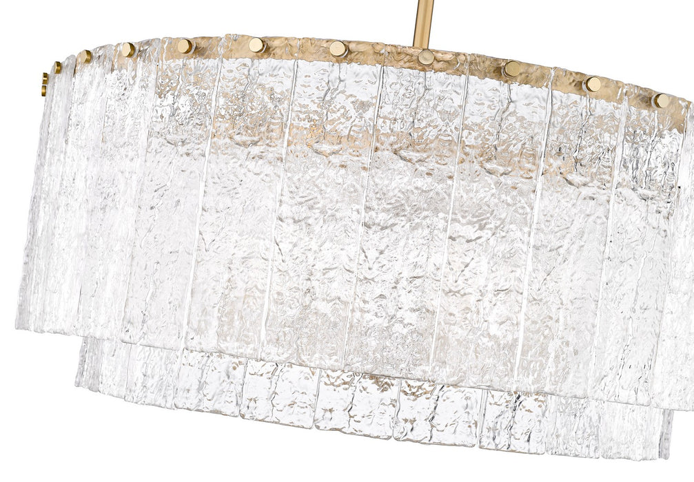 Z-Lite 1943P32-2-MGLD 12 Light Pendant, Modern Gold