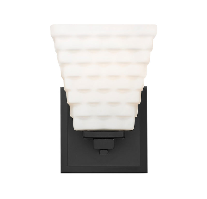 Z-Lite 7514-1S-MB One Light Wall Sconce, Matte Black
