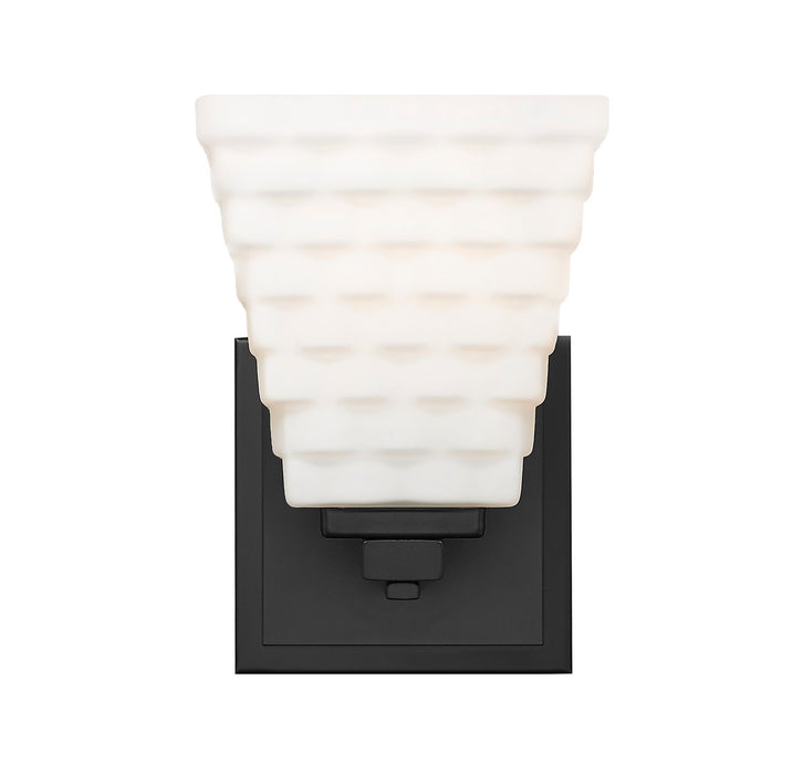 Z-Lite 7514-1S-MB One Light Wall Sconce, Matte Black