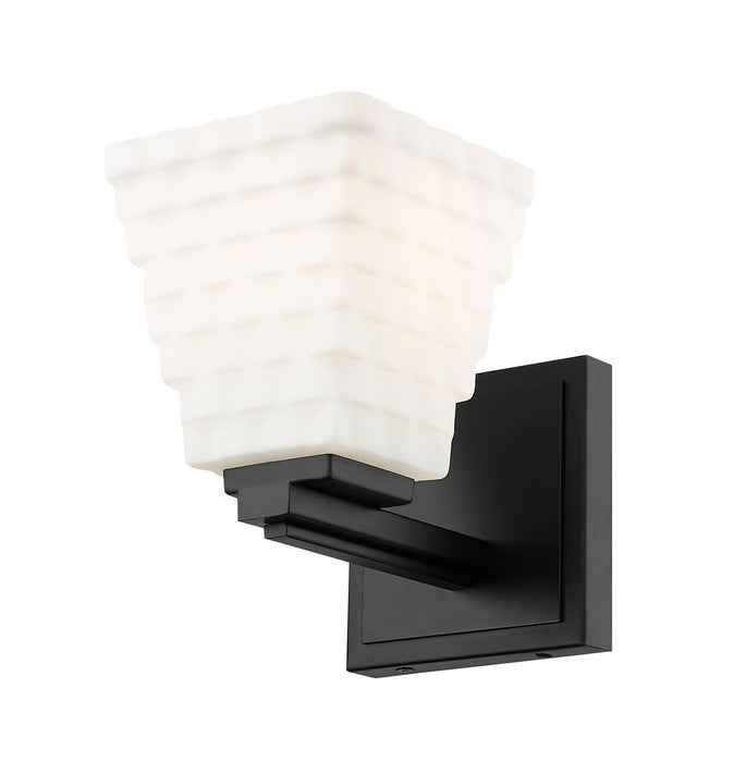 Z-Lite 7514-1S-MB One Light Wall Sconce, Matte Black