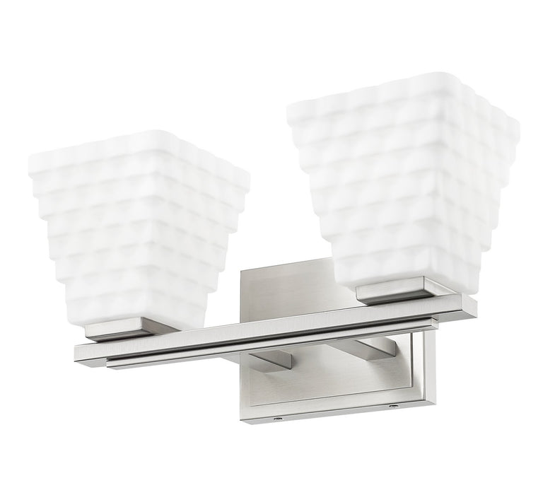 Z-Lite 7514-2V-BN Two Light Vanity, Brushed Nickel