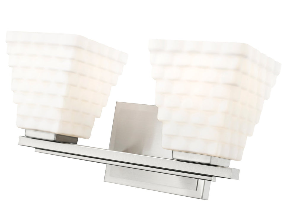 Z-Lite 7514-2V-BN Two Light Vanity, Brushed Nickel