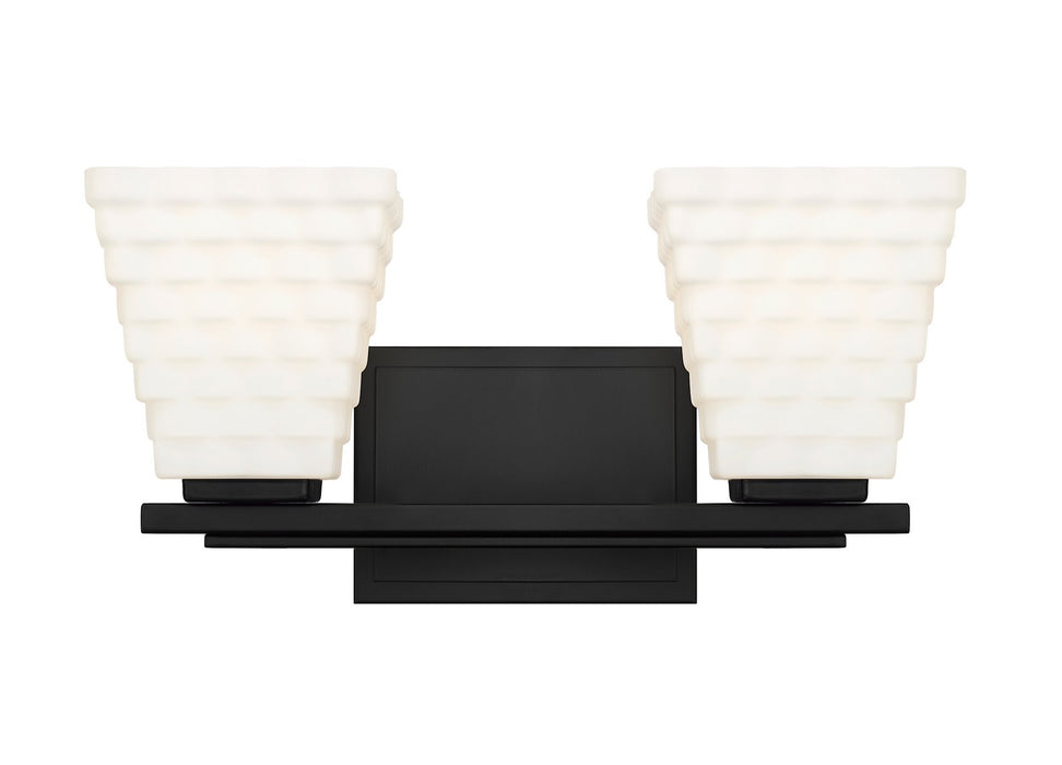 Z-Lite 7514-2V-MB Two Light Vanity, Matte Black