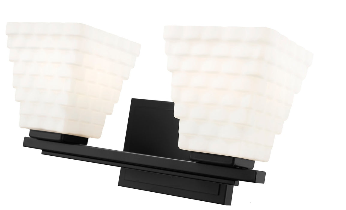 Z-Lite 7514-2V-MB Two Light Vanity, Matte Black