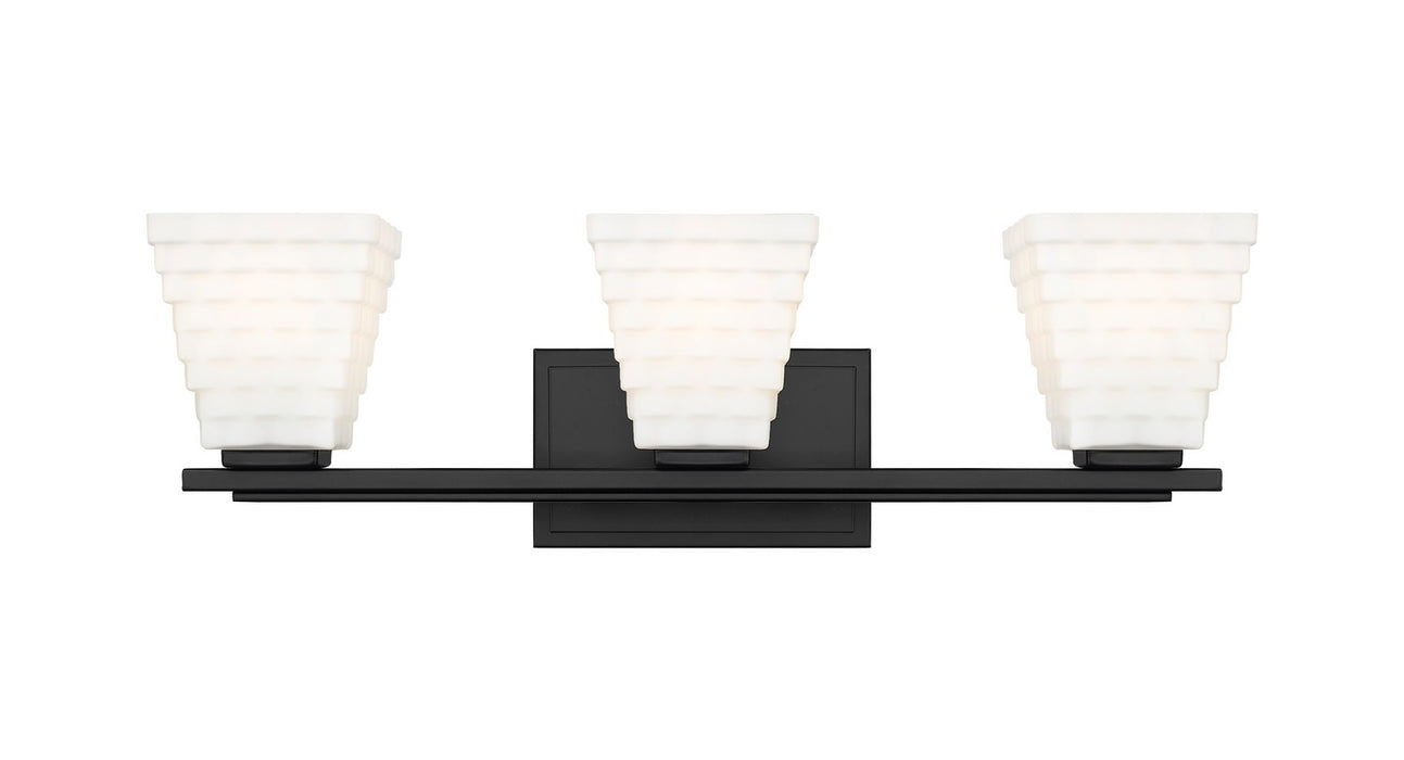 Z-Lite 7514-3V-MB Three Light Vanity, Matte Black