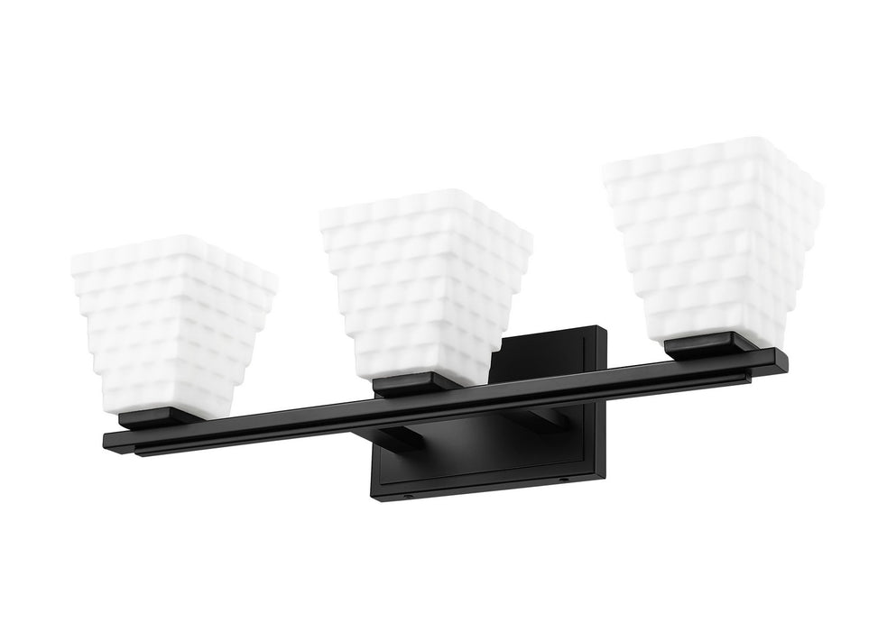 Z-Lite 7514-3V-MB Three Light Vanity, Matte Black