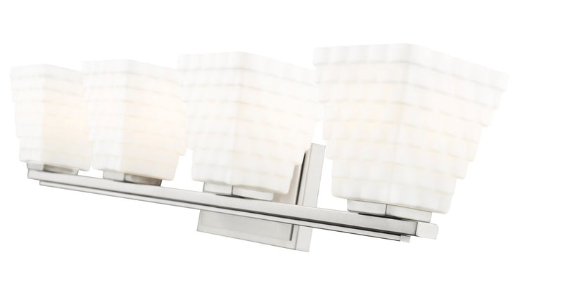 Z-Lite 7514-4V-BN Four Light Vanity, Brushed Nickel