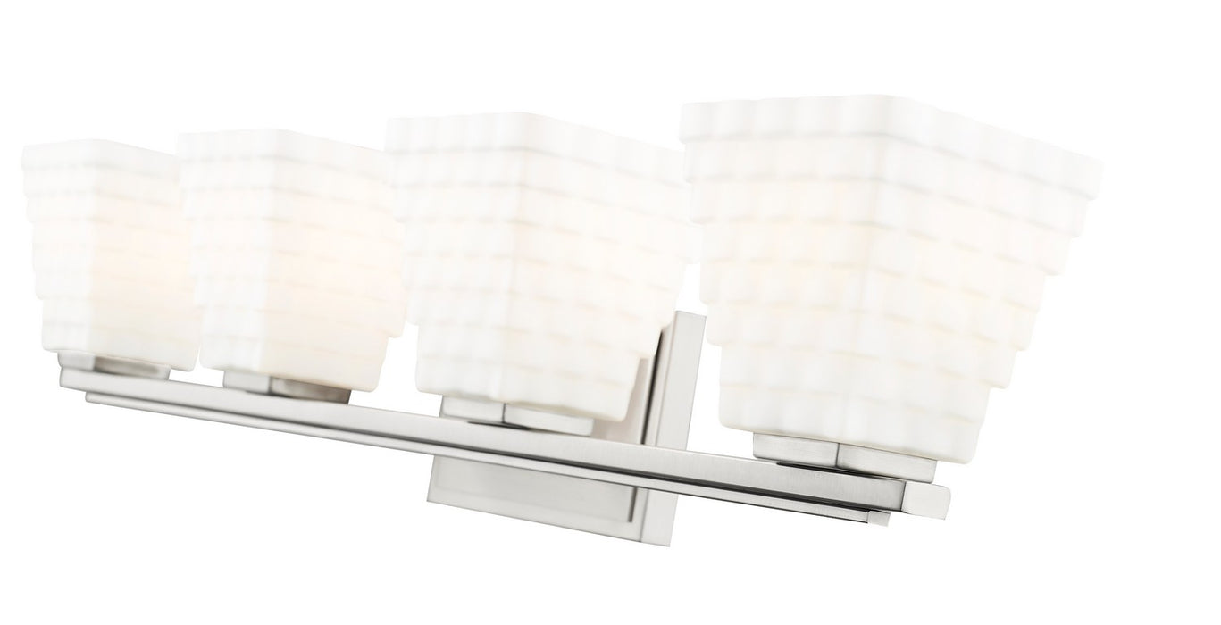 Z-Lite 7514-4V-BN Four Light Vanity, Brushed Nickel
