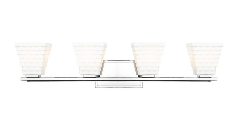 Z-Lite 7514-4V-CH Four Light Vanity, Chrome