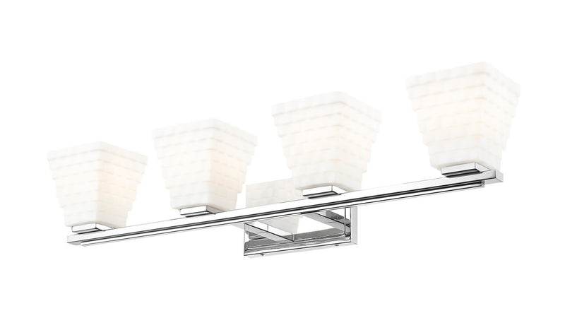 Z-Lite 7514-4V-CH Four Light Vanity, Chrome