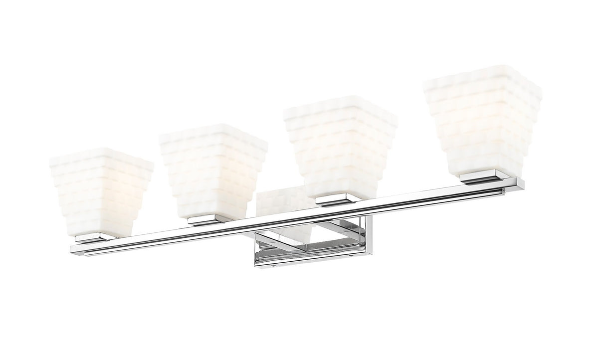 Z-Lite 7514-4V-CH Four Light Vanity, Chrome