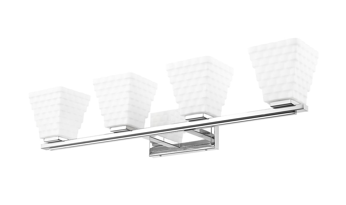 Z-Lite 7514-4V-CH Four Light Vanity, Chrome