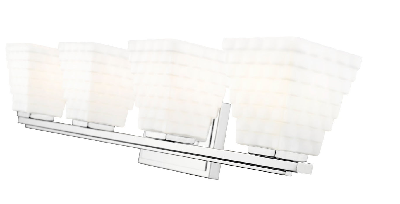 Z-Lite 7514-4V-CH Four Light Vanity, Chrome