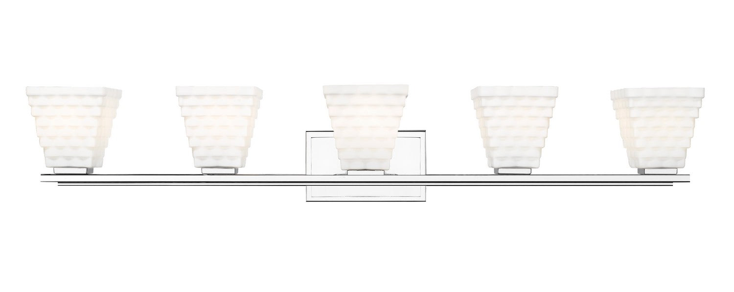 Z-Lite 7514-5V-CH Five Light Vanity, Chrome