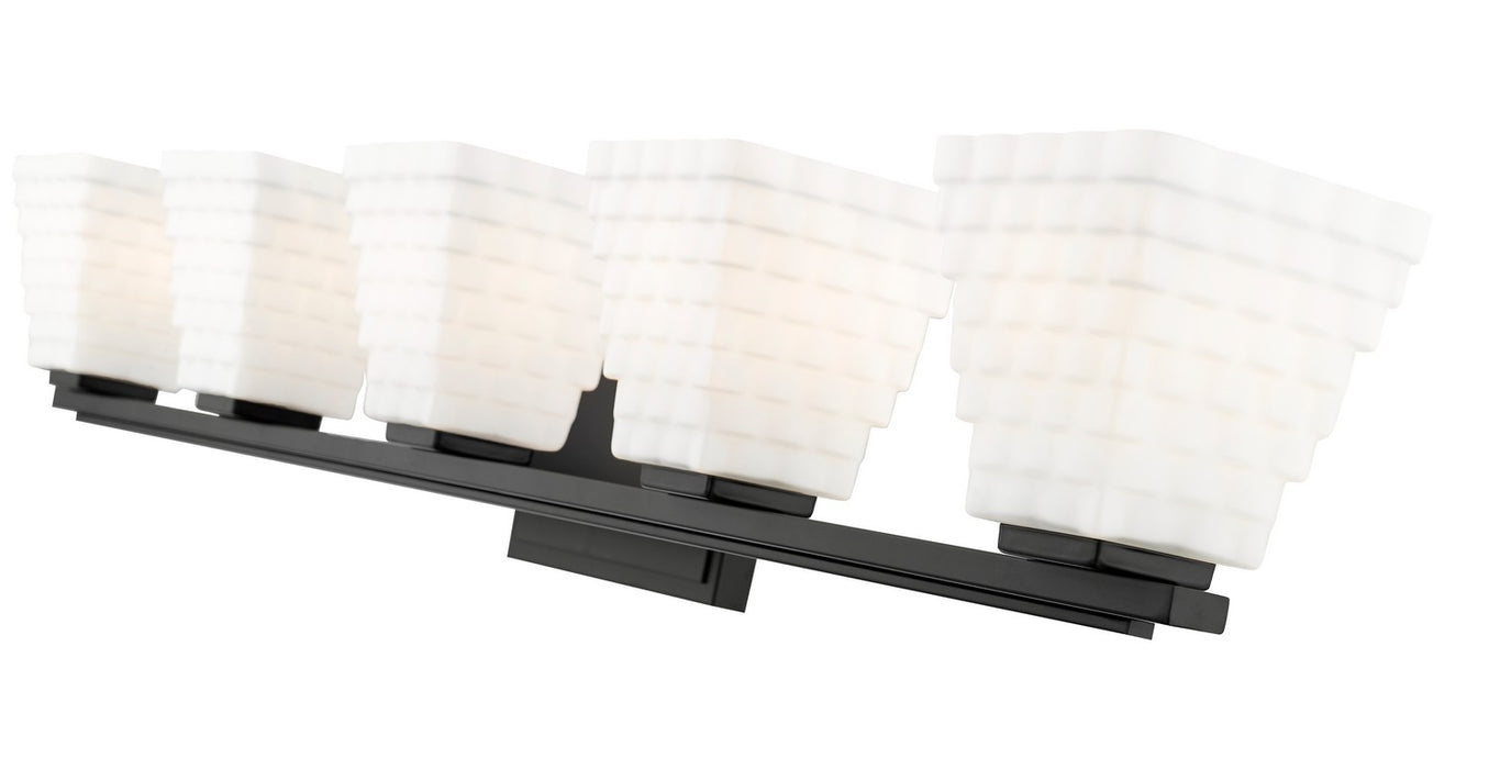 Z-Lite 7514-5V-MB Five Light Vanity, Matte Black