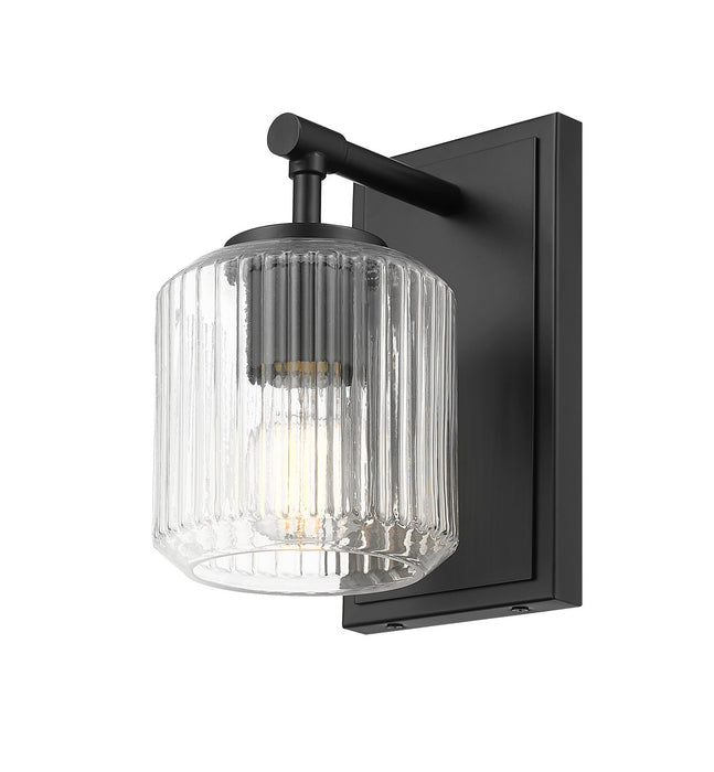 Z-Lite 7515-1S-MB One Light Wall Sconce, Matte Black