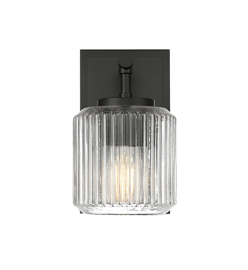 Z-Lite 7515-1S-MB One Light Wall Sconce, Matte Black