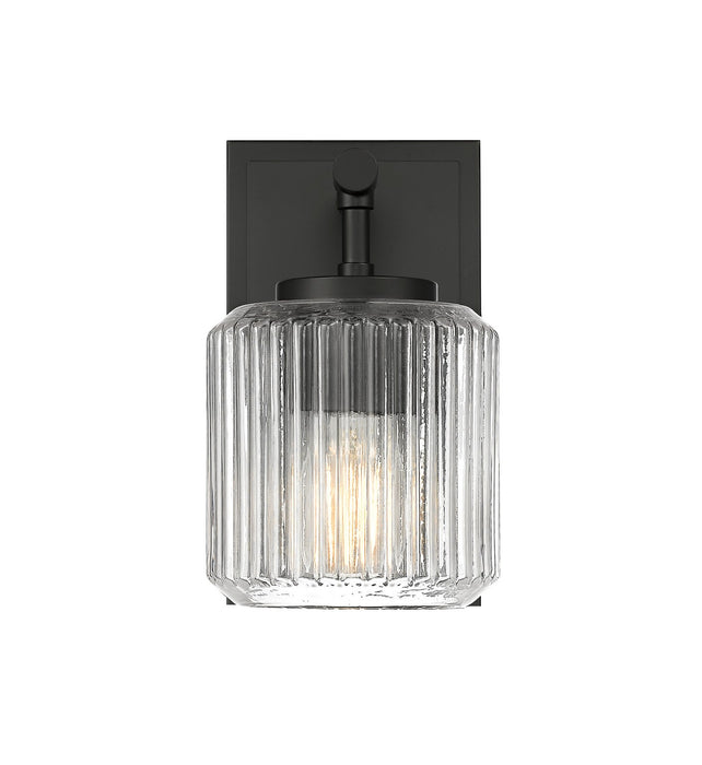 Z-Lite 7515-1S-MB One Light Wall Sconce, Matte Black