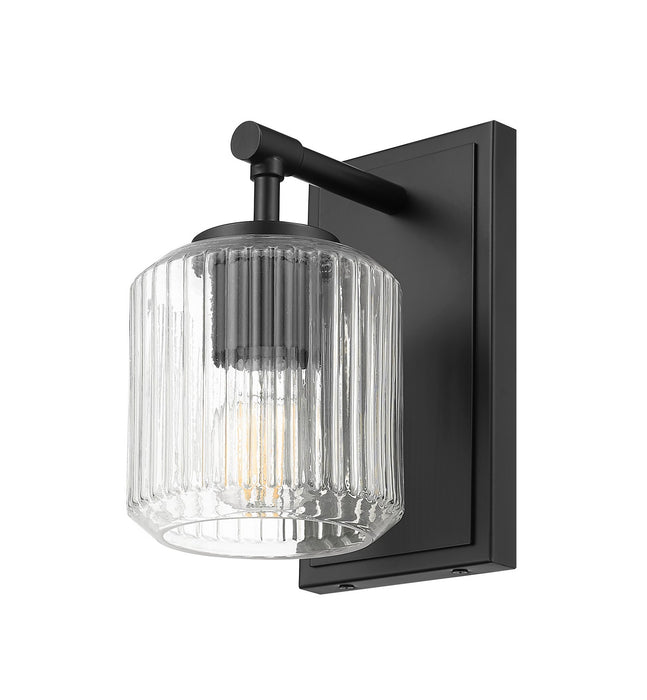 Z-Lite 7515-1S-MB One Light Wall Sconce, Matte Black